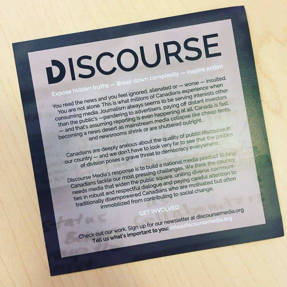 Discourse Media values