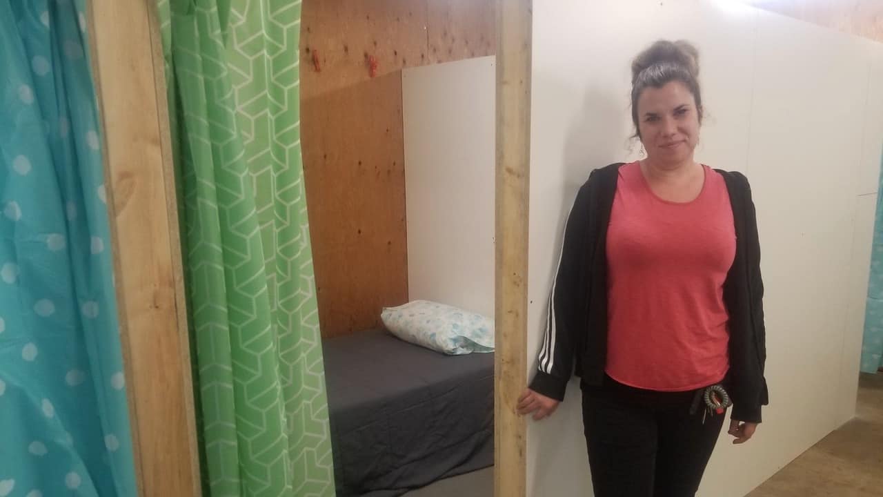 Shelter manager Adria Borghesan, with the Cowichan Women Against Violence Society