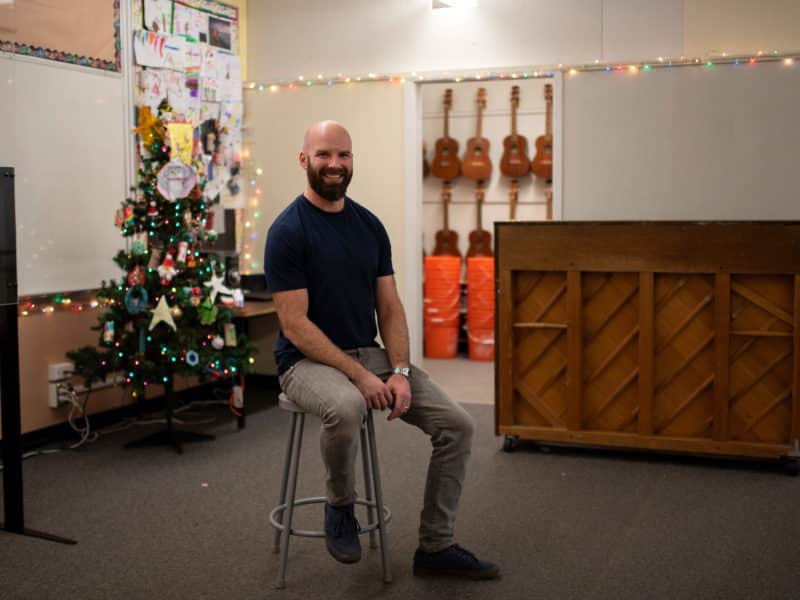 Christ Poynter, SD62 music teacher