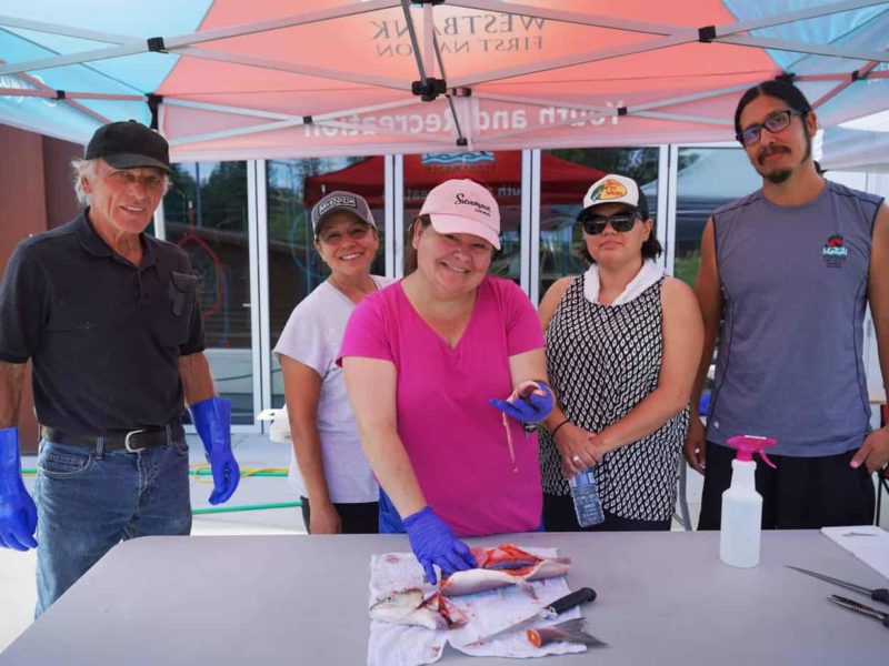 Westbank distributes fish