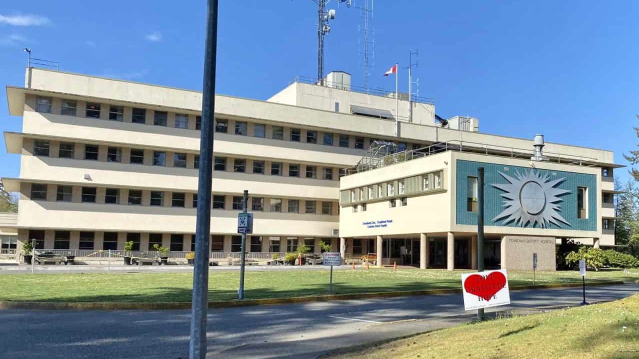 Cowichan district hospital during covid-19 pandemic