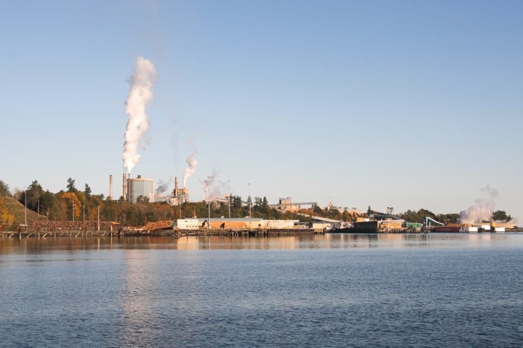 The Catalyst Paper mill in Crofton, B.C., is a major employer in the Cowichan Valley region. Jenny Holden/The Discourse Cowichan
