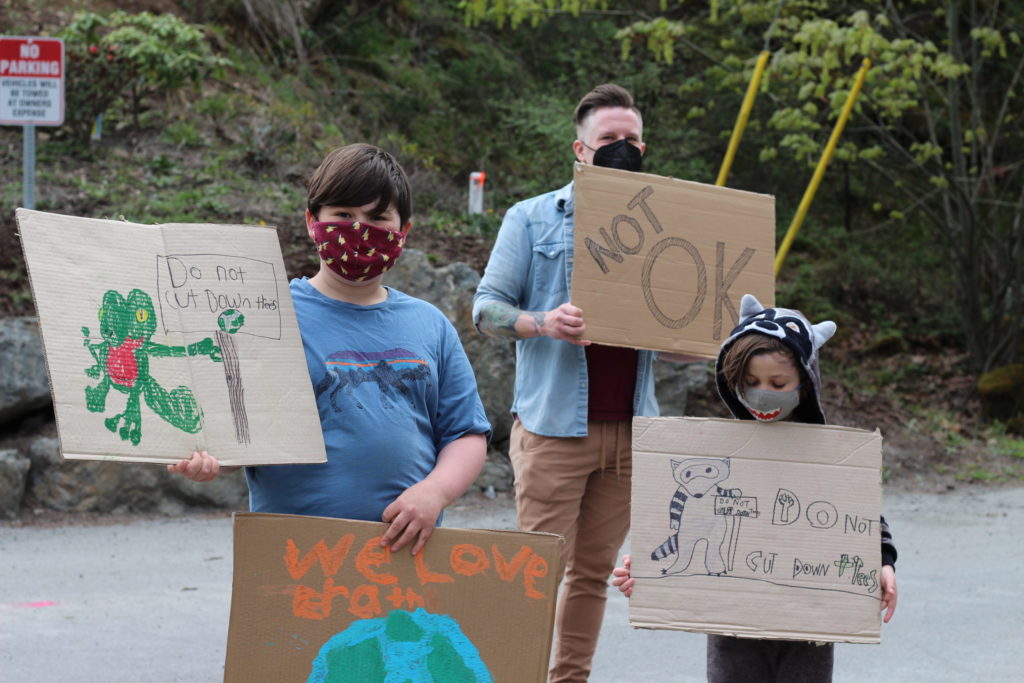 o.k. industries highlands mine quarry protest