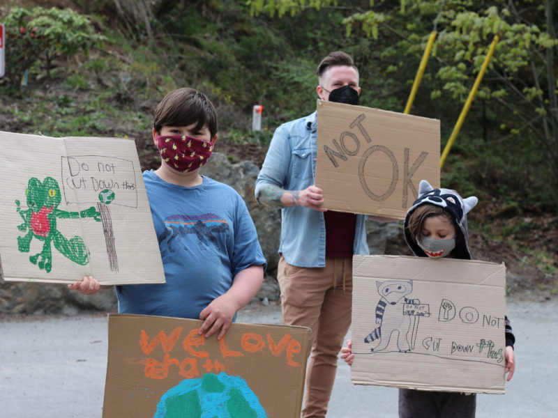 o.k. industries highlands mine quarry protest