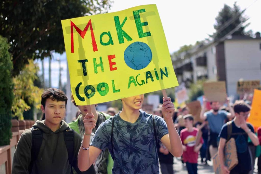 Youth march for climate action at the Global Climate Strike in Duncan on September 20, 2019. Jacqueline Ronson/The Discourse Cowichan