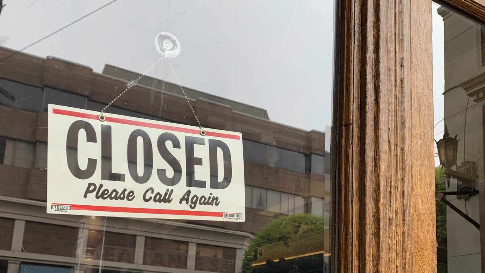 business closed