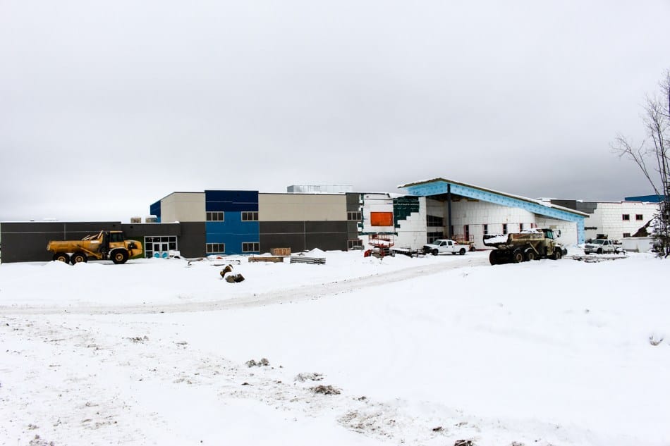 The new $65-million school building is under construction and slated to be complete September 2016.Eric Bombicino