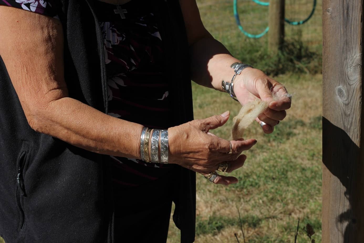 Dora Wilson Cowichan sweater