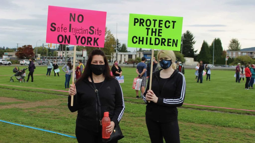 wellness centre protest