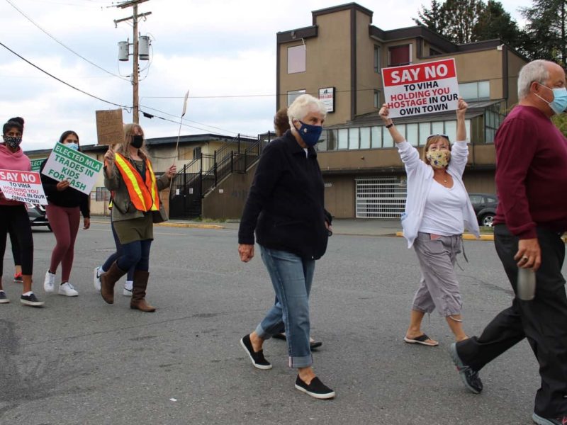 duncan wellness centre protest