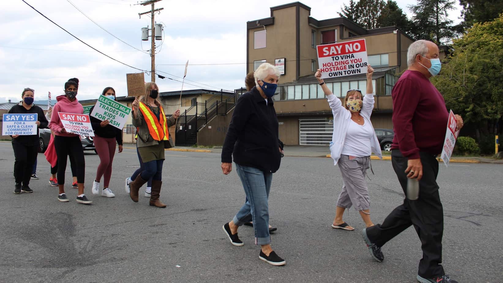 duncan wellness centre protest