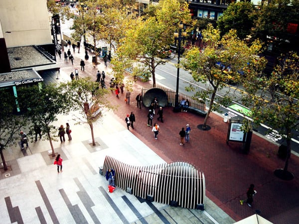 Whispering Dishes Living Innovation Zone installation.Living Innovation Zones