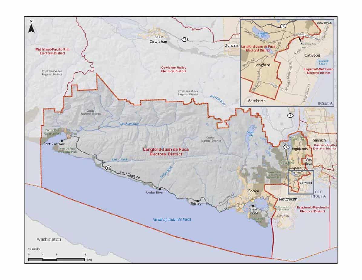 Langford-Juan de Fuca riding BC elections