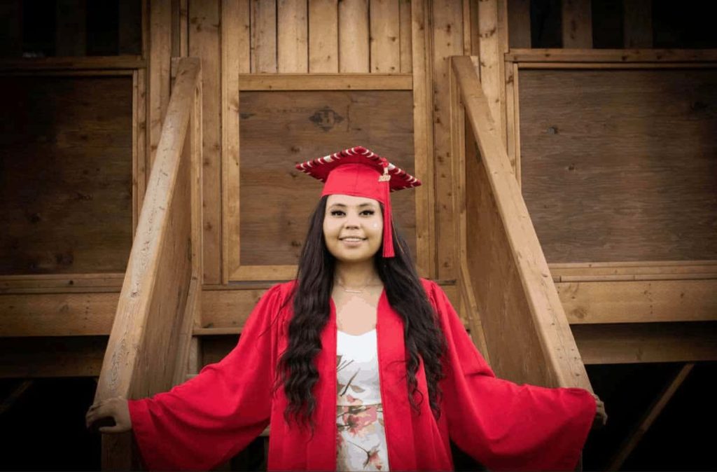 Autumn Bents graduation photo. Submitted by Autumn Bent.