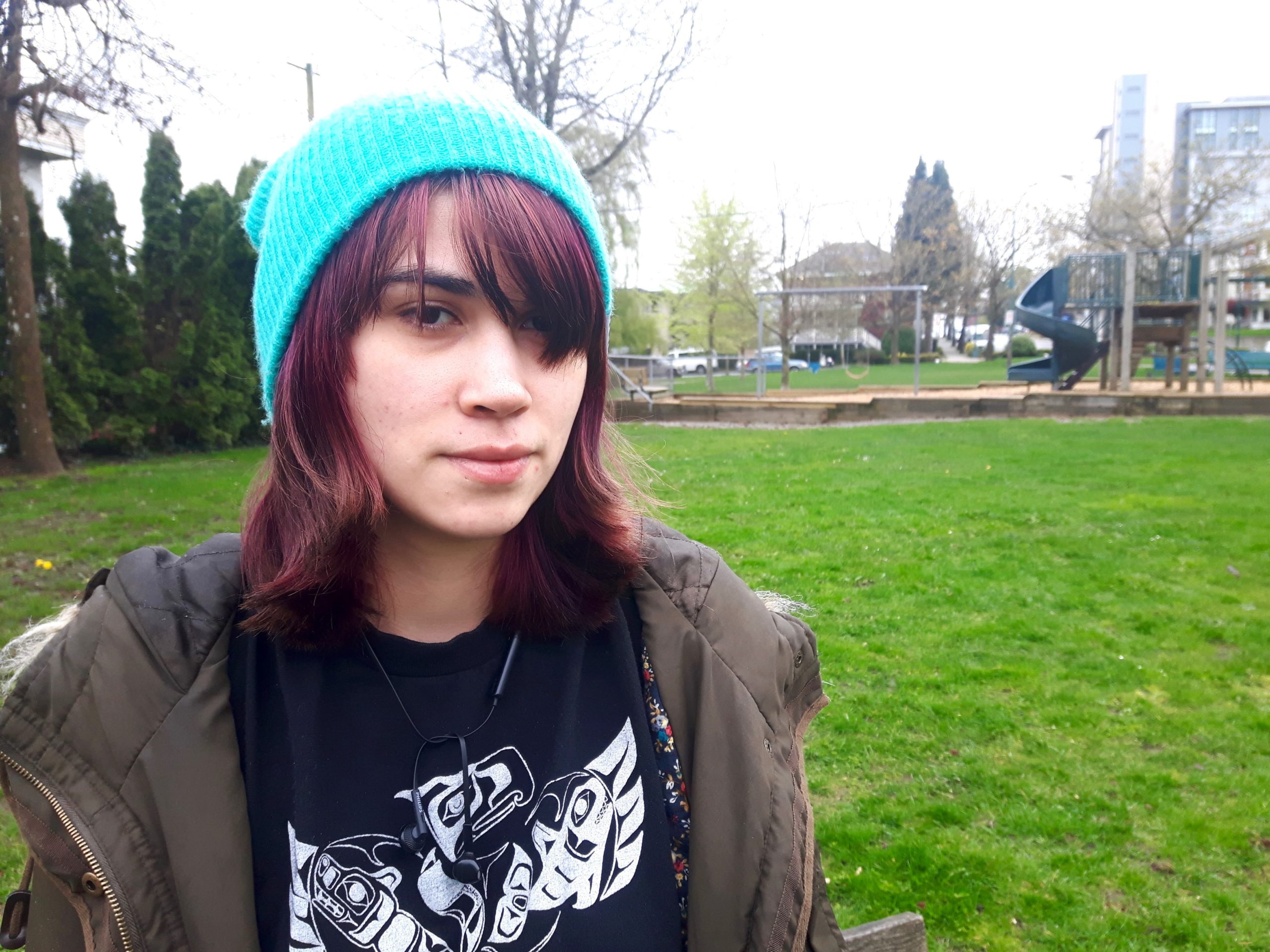 Cheylene Moon identifies as a youth-from-care through advocacy work and in media stories. She says speaking out gives her "a sense of purpose" and she's driven by the need to "try and like prevent other youth from going through what [she] did when [she] was a youth in care." Brielle Morgan