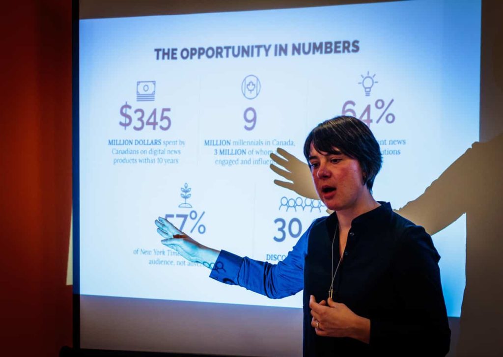 Discourse Media Founder and CEO Erin Millar