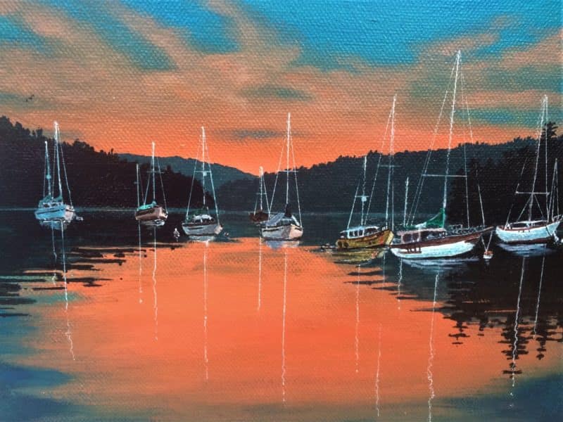 Lora Anderson painting