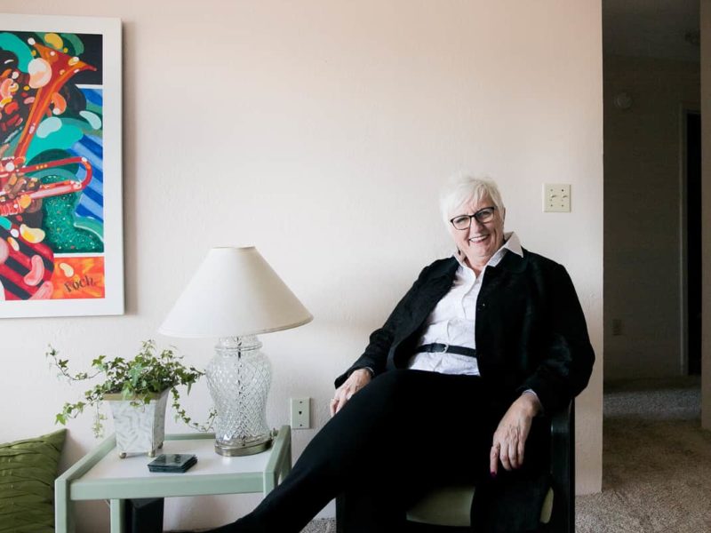 “This is the best place I have ever found to furnish and decorate with second-hand items,” says Peg Ainsley, who recently moved to Duncan from Alberta. Jenny Holden/The Discourse Cowichan