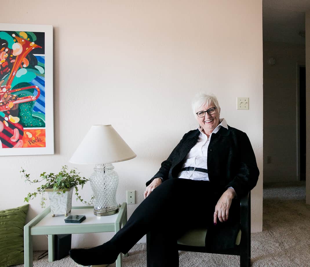 “This is the best place I have ever found to furnish and decorate with second-hand items,” says Peg Ainsley, who recently moved to Duncan from Alberta. Jenny Holden/The Discourse Cowichan