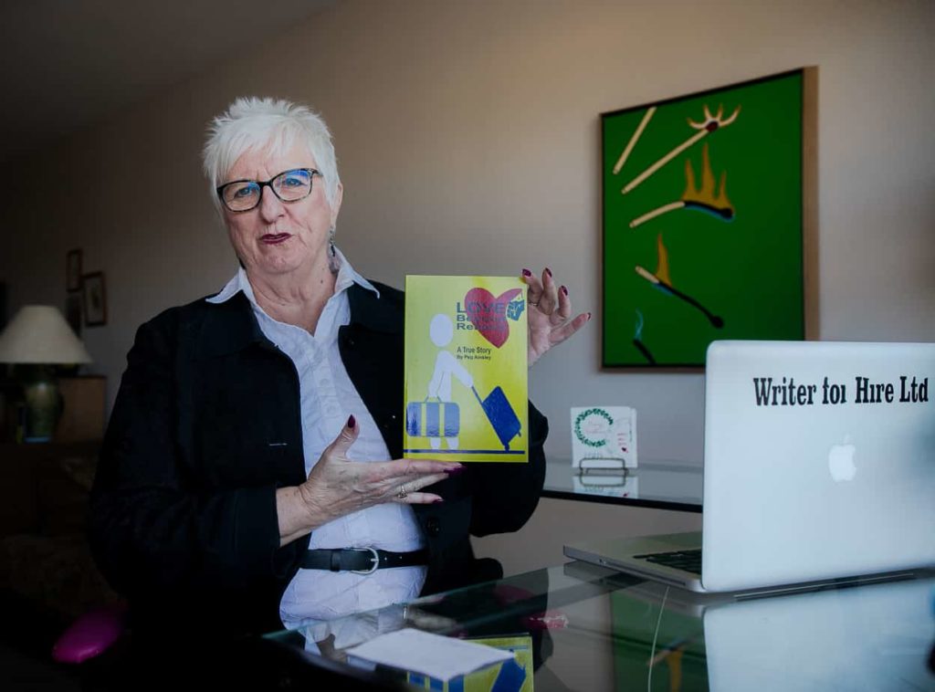 Writing has kept Peg Ainsley busy since moving to the Cowichan Valley. <b>Jenny Holden/The Discourse Cowichan</b>