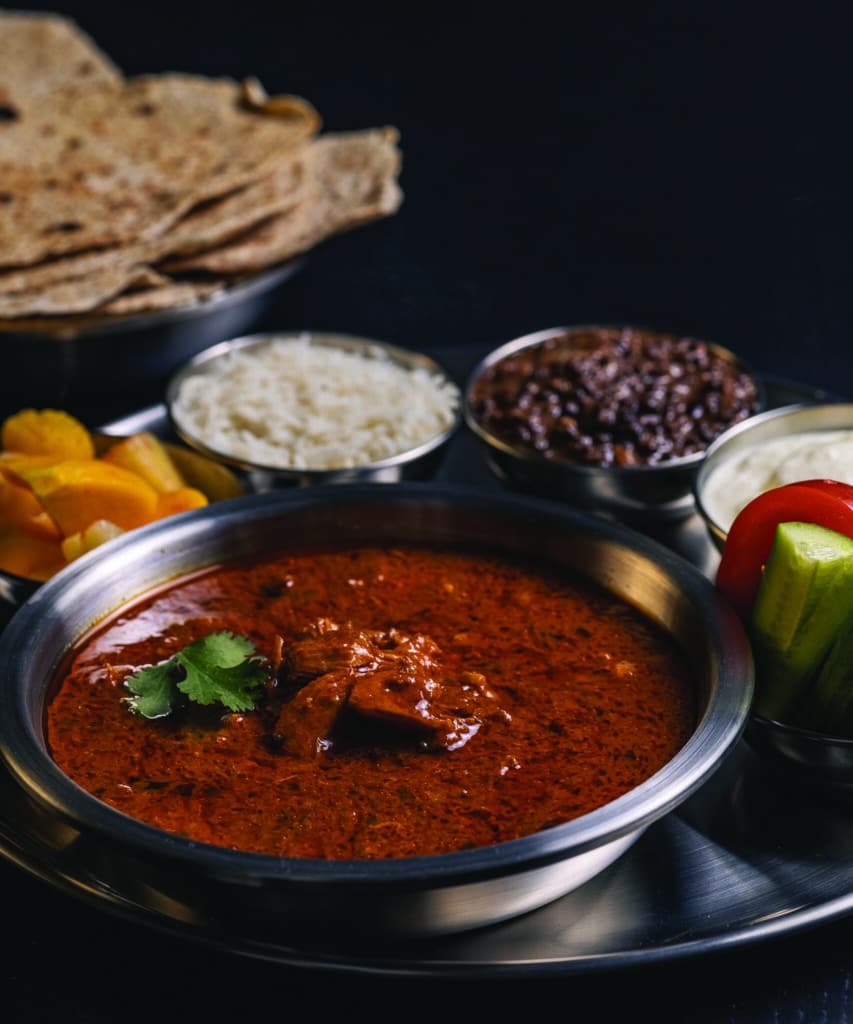 A pot of food