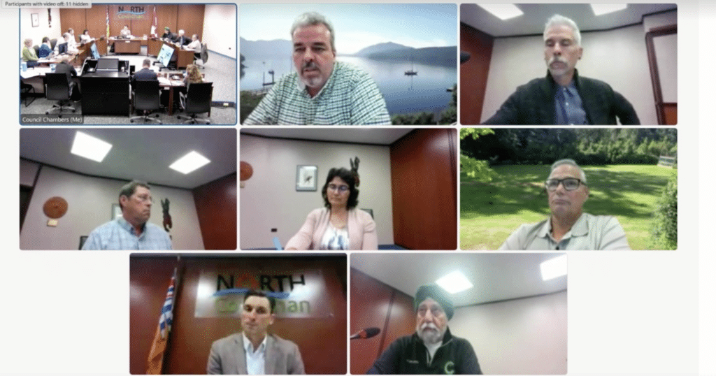 A screenshot of a video meeting sharing several people's screens